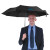 Custom CarryLite Umbrella - Black Lifestyle View 