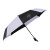 Customized 46" Recycled Folding Auto Open Umbrella - Black / White