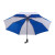 Customized 46" Recycled Folding Auto Open Umbrella - Royal / White - Frame View