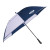 Custom 62" RPET Golf Umbrella W/ Reflective Trim - Navy / White