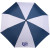 Custom 42" Recycled Auto Open/Close RPET Umbrella - Navy with white