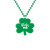 Custom Shamrock Medallion Bead Necklace with Logo