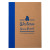 Custom Color-Pop Recycled Memo Book with Imprint - Blue