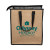 Custom Jute Cooler Tote - Black