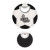 Custom Soccer Coaster Bottle Opener - Black With White 