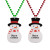 Custom Snowman Medallion Beads