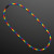 Custom Rainbow Beads Necklace (NON-Light Up) - Blank - Front View 