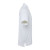Custom FootJoy Mens Solid Lisle Performance Golf Polo - White side view