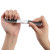 Custom Salon Folding Dual Nail File - White Lifestyle View 