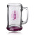 Custom 15 oz. Libbey Rim Base Beer Mugs - Pink 