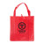 Custom Large Nonwoven Tote with Gusset - Red