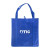Custom Large Nonwoven Tote with Gusset - Blue 