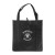 Custom Large Nonwoven Tote with Gusset - Black 