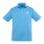 Custom FootJoy Mens Solid Lisle Performance Golf Polo - Aspen Blue Heather