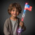Custom Light Up Jumbo Flag Wand With Prism Ball - Lifestyle View 