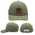 Custom Performance Rope Hat, Leather Patch - Laser Engraved - Army Green