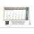 Custom Triumph® Desk Tent Calendar - The Saturday Evening Post - Calendar view