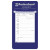 Custom Weekly Memo Easel Calendar with Colored Mount - Blue