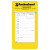 Custom Weekly Memo Easel Calendar with Colored Mount - Yellow