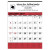 Custom Triumph® Wall Calendar - Red & Black