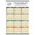 Custom Triumph® Time Management Span-A-Year Calendar - Non-Laminated - Month view