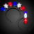 Custom LED Patriotic Stars Headband - In use 
