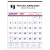 Custom Triumph® Triumph Calendars Patriotic Contractor Memo 