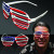 Custom Patriotic Slotted Shutter Shade Eyeglasses