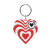 Custom Acrylic Key Tag - Heart