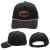 Custom Performance Rope Hat, Leather Patch - Laser Engraved - Black