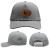 Custom Performance Rope Hat, Leather Patch - Laser Engraved - Gray