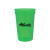 Custom 17 oz. Translucent Stadium Cup - Translucent Green