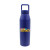 Custom 25 oz. Recycled Aluminum Bottle with Carabiner Lid, Full Color Digital - Blue 