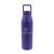 Custom 25 oz. Recycled Aluminum Bottle with Carabiner Lid, Full Color Digital - Purple 