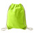 Custom Natural Cotton Economy Drawcord Tote Bag - Lime