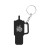Custom Intrepid Tumbler Shaped Silicone Key Ring - Black 