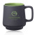 Custom 12 oz Stackable Ceramic Mug - Lime Green 