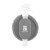 Custom All-In-One Refillable Spray Bottle & Cleaning Cloth - Gray With Gray 