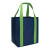 Custom Grande Tote - Navy/lime