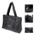 Custom Luxe Quilted Puffer Tote Bag - Black 