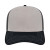 Custom Cap America Trucker Mesh Back Cap - Gray/Black/Charcoal