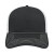 Custom Cap America Trucker Mesh Back Cap - Black/White