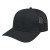 Custom Cap America Trucker Mesh Back Cap - Black/Black - Side View