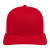 Custom Cap America Poly/Cotton Trucker Mesh Back Cap - Red with White