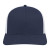 Custom Cap America Poly/Cotton Trucker Mesh Back Cap - Navy with White