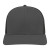 Custom Cap America Poly/Cotton Trucker Mesh Back Cap - Charcoal with Black