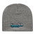 Custom Cap America Knit Beanie - Gray - Front