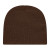 Custom Cap America Knit Beanie - Chocolate brown