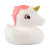 Custom Mini Unicorn Duck - Side View 