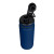 Custom Basecamp Mt Kenya 25 oz SS Water Bottle with Pop up Lid - Navy Blue Open Cap View 
